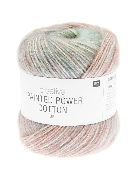 Pelote Creative painted power cotton dk earthy rainbow