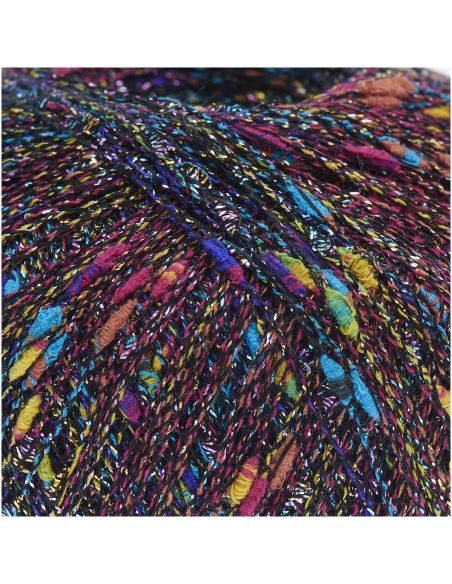 Pelote Creative make it Rainbow glitz noir