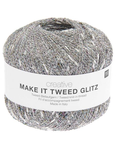 Pelote Creative make it Tweed glitz écru