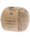 Pelote Essentials organic cotton aran praliné