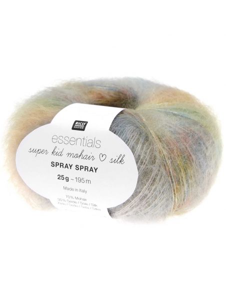 Pelote Essentials super kid mohair loves silk spray spray multicolor