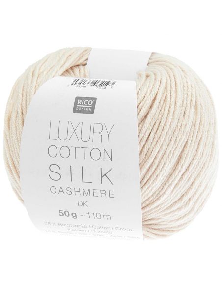 Pelote Luxury cotton silk cashmere dk ivoire
