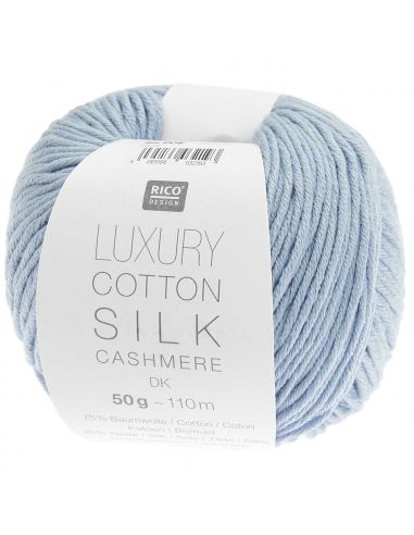Pelote Luxury cotton silk cashmere dk bleu pigeon