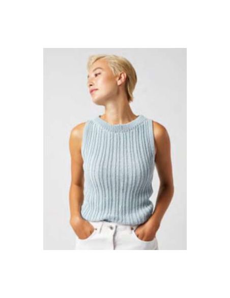 Pelote Luxury cotton silk cashmere dk bleu clair