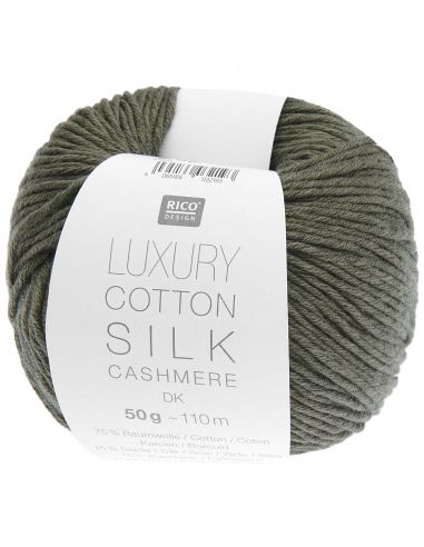 Pelote Luxury cotton silk cashmere dk kaki