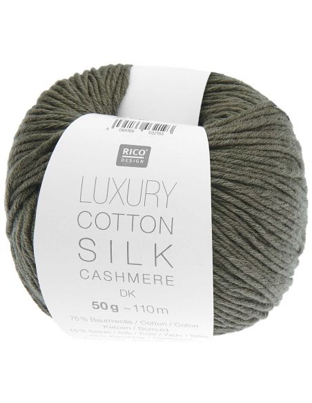 Pelote Luxury cotton silk cashmere dk kaki