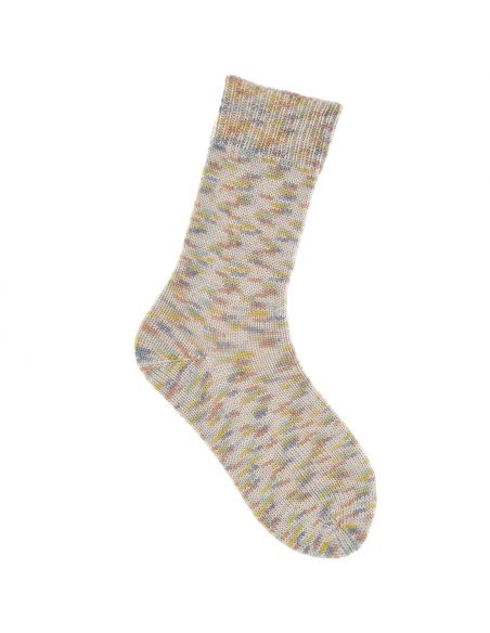 Pelote Rico socks bamboo confetti 4 fils summer