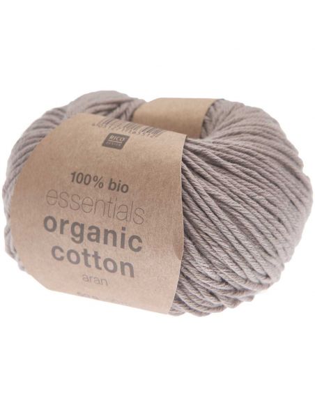 Pelote Essentials organic cotton aran taupe