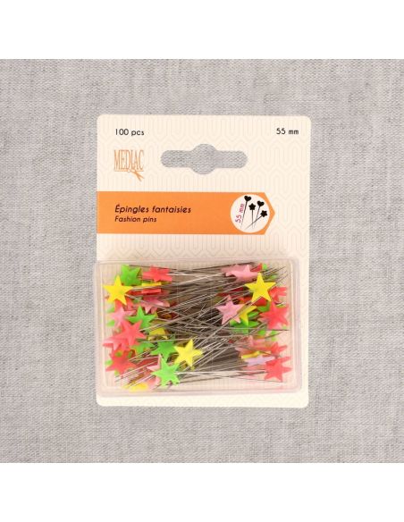 Epingles fantaises étoiles