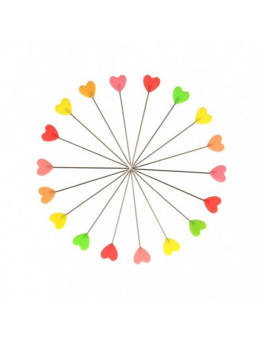 Epingles fantaises coeurs