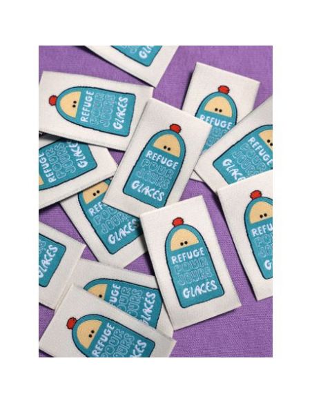 Etiquette à coudre Refuge pour jours glacés