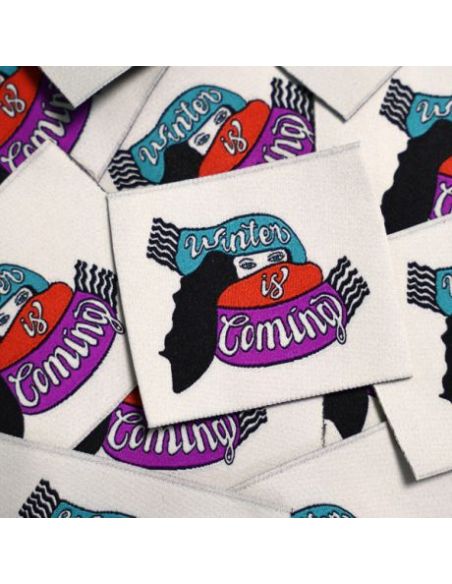 Etiquette à coudre Winter is coming