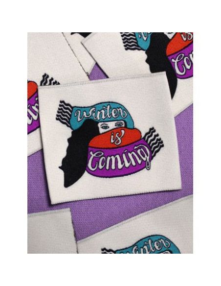 Etiquette à coudre Winter is coming