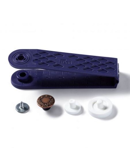 Boutons jeans 14mm Feuilles de laurier