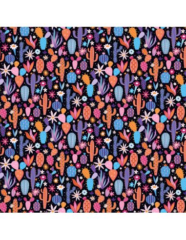 Tissu en coton Cosmic Cowboy cosmic cacti