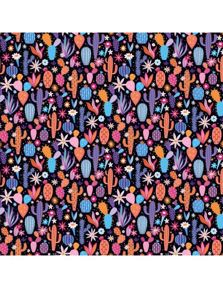 Tissu en coton Cosmic Cowboy cosmic cacti