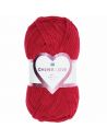 Pelote Creative chenillove rouge vin