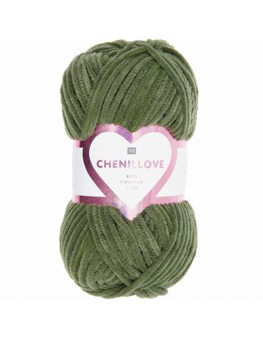 Pelote Creative chenillove olive