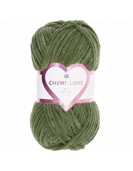 Pelote Creative chenillove olive