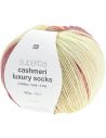 Pelote Rico socks superba cashmeri luxury 4 fils easy pastel