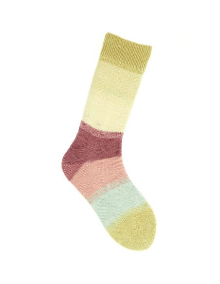 Pelote Rico socks superba cashmeri luxury 4 fils easy pastel