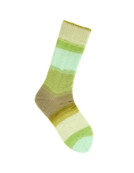 Pelote Rico socks superba cashmeri luxury 4 fils fresh limes