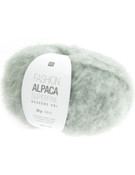 Pelote Fashion alpaca superfine heavens uni menthe