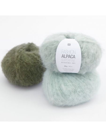 Pelote Fashion alpaca superfine heavens uni aigue-marine