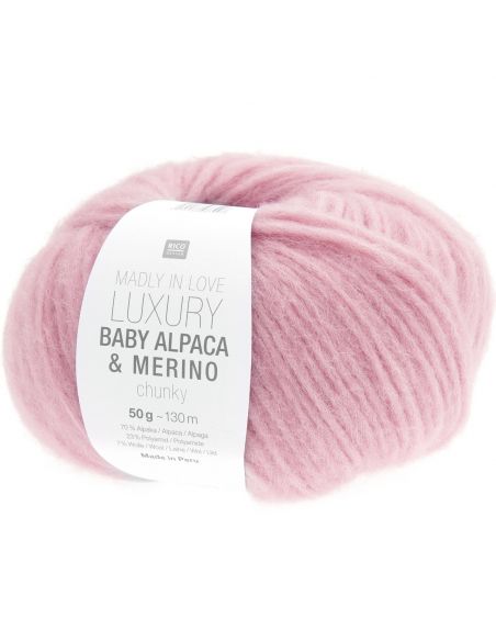 Pelote Madly in love Luxury baby alpaca & merino chunky corail