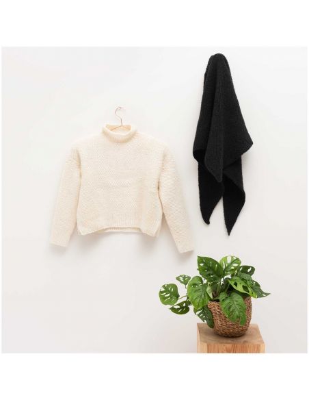 Pelote Madly in love Luxury baby alpaca & merino chunky canelle