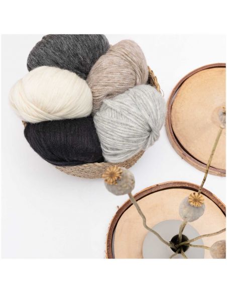 Pelote Madly in love Luxury baby alpaca & merino chunky canelle