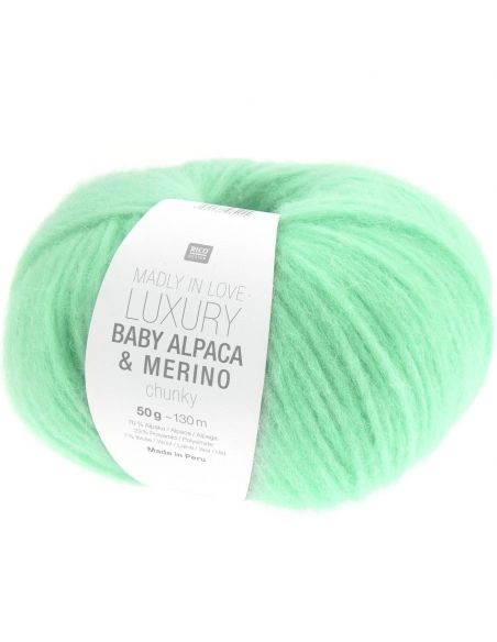 Pelote Madly in love Luxury baby alpaca & merino chunky émeraude