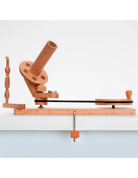 Enrouleur de pelote de fil à tricoter : Hêtre