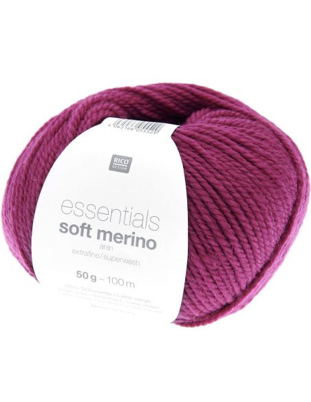 Pelote Essentials soft merino aran bruyère