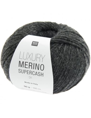 Pelote Luxury merino supercash dk anthracite
