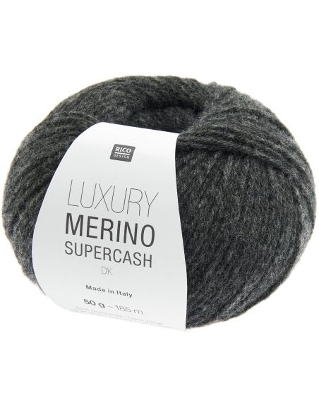Pelote Luxury merino supercash dk anthracite