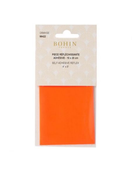 Pièce réfléchissante adhésive orange