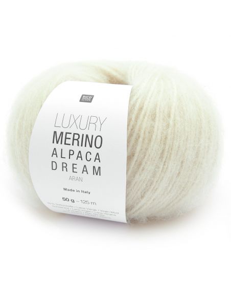 Pelote Luxury merino alpaca dream aran crème