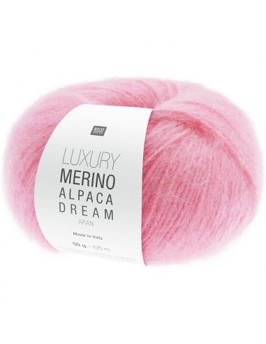 Pelote Luxury merino alpaca dream aran rose