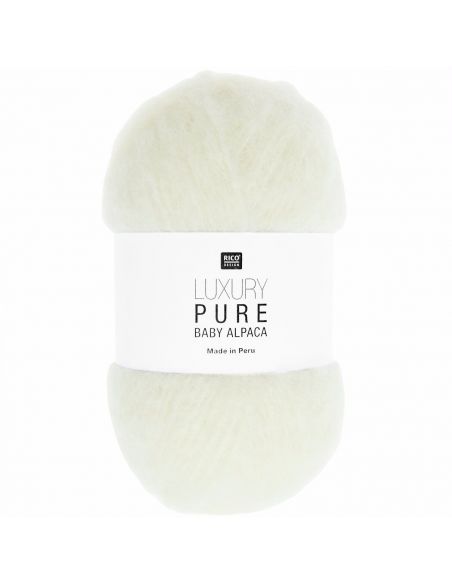 Pelote Luxury pure baby alpaca crème