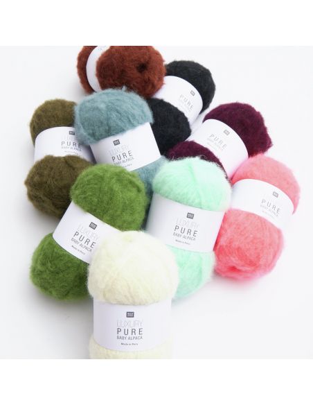 Pelote Luxury pure baby alpaca menthe