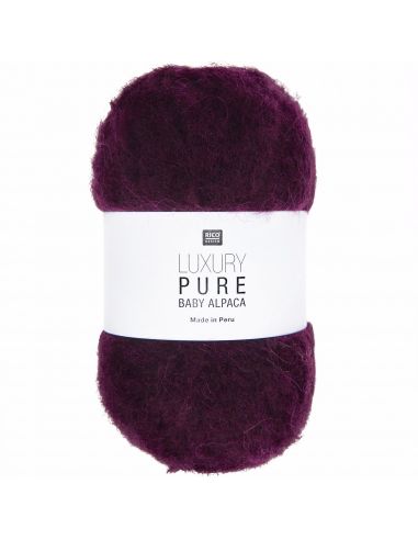 Pelote Luxury pure baby alpaca bordeaux