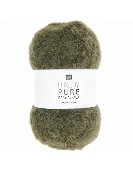Pelote Luxury pure baby alpaca kaki