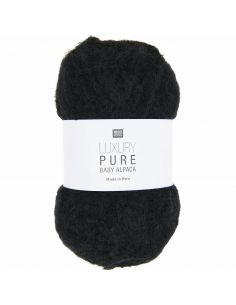 Pelote Luxury pure baby alpaca noir
