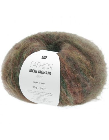 Pelote Fashion meri mohair print forest darks