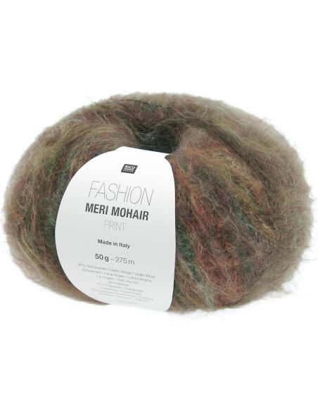 Pelote Fashion meri mohair print forest darks