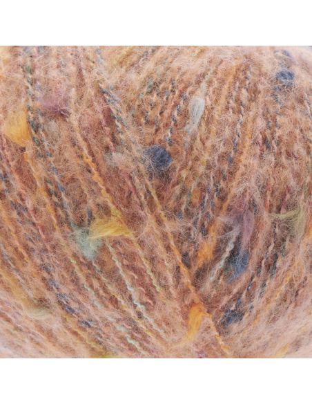 Pelote Fashion cotton alpaca fun neps abricot