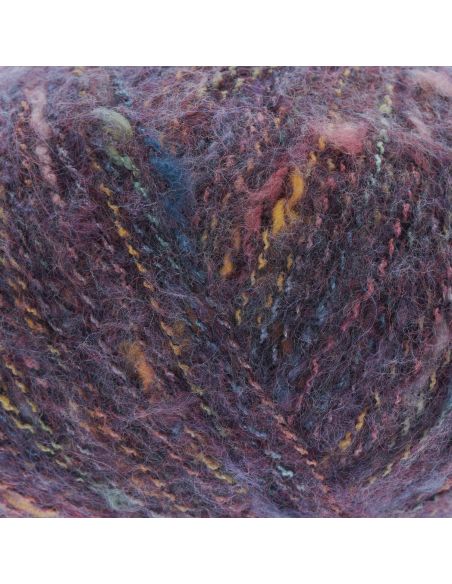 Pelote Fashion cotton alpaca fun neps lilas