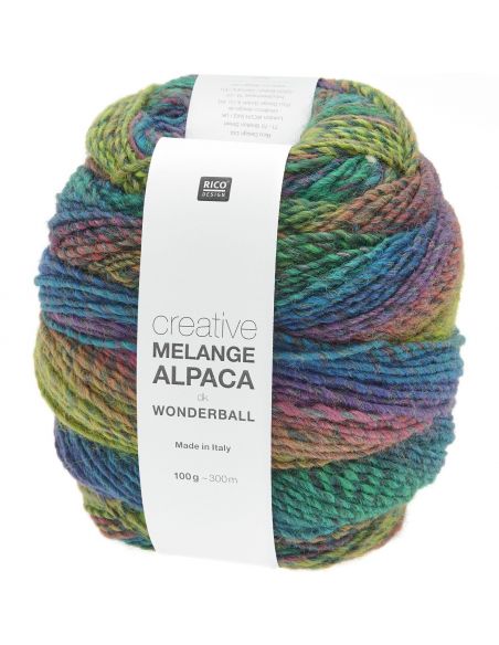 Pelote Creative melange alpaca wonderball dk aqua