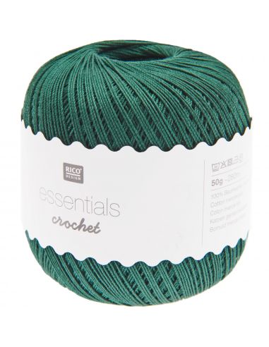 Pelote Essentials crochet vert sapin